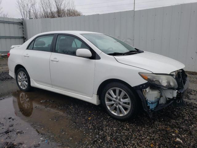 2T1BU4EE6AC491738 - 2010 TOYOTA COROLLA BASE WHITE photo 4