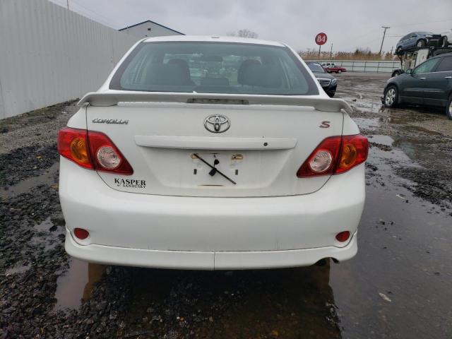 2T1BU4EE6AC491738 - 2010 TOYOTA COROLLA BASE WHITE photo 6