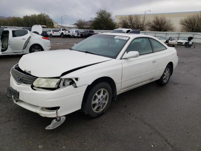 2T1CE22P73C024570 - 2003 TOYOTA CAMRY SOLA SE WHITE photo 1