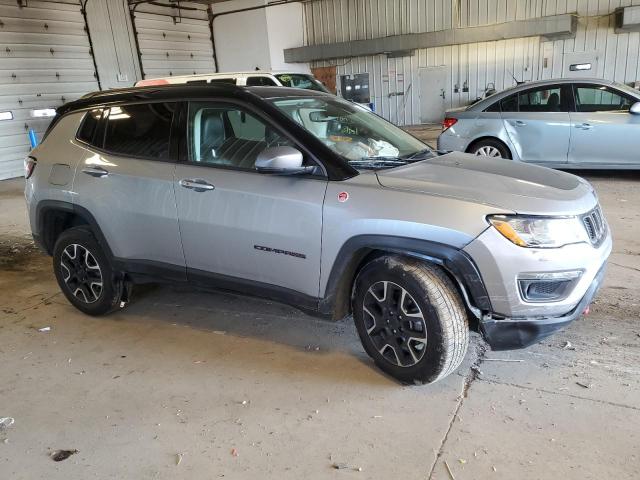 3C4NJDDB7MT600495 - 2021 JEEP COMPASS TRAILHAWK SILVER photo 4