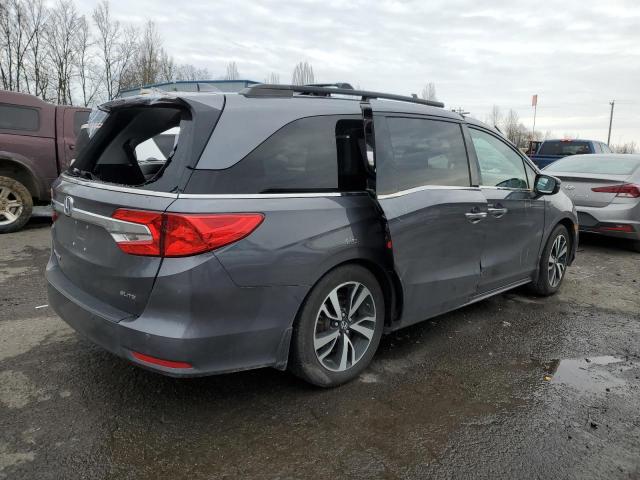 5FNRL6H93KB006643 - 2019 HONDA ODYSSEY ELITE Gris foto 3