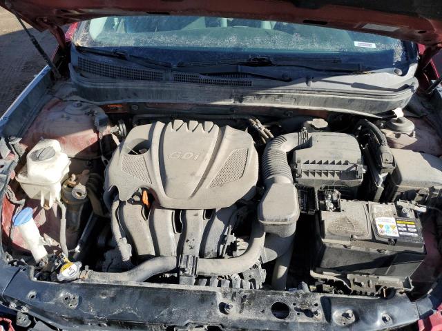 5NPEB4AC8EH937639 - 2014 HYUNDAI SONATA GLS RED photo 11