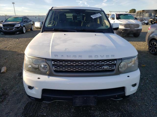 SALSH2E49BA264719 - 2011 LAND ROVER RANGE ROVE WHITE photo 5