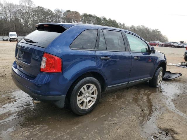 2FMDK3GC4CBA55949 - 2012 FORD EDGE SE BLUE photo 3