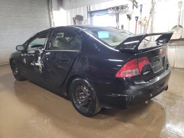 2HGFA16516H508175 - 2006 HONDA CIVIC LX BLACK photo 2