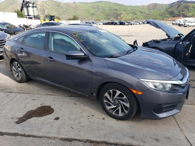 2HGFC2F73JH510990 - 2018 HONDA CIVIC EX GRAY photo 4