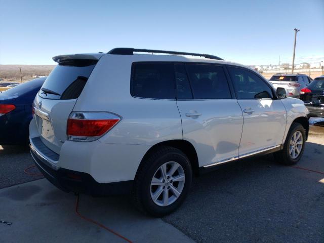 5TDBK3EH7CS127493 - 2012 TOYOTA HIGHLANDER BASE Ақ фото 3