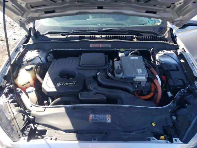 3FA6P0LU1KR226240 - 2019 FORD FUSION SE SILVER photo 11