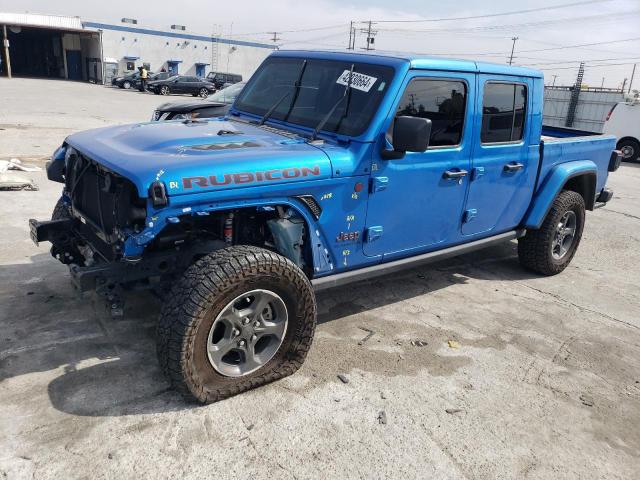 1C6JJTBMXNL183455 - 2022 JEEP GLADIATOR RUBICON BLUE photo 1