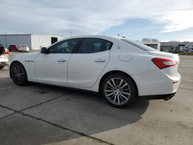 ZAM57XSA0F1152536 - 2015 MASERATI GHIBLI WHITE photo 2