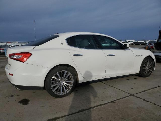 ZAM57XSA0F1152536 - 2015 MASERATI GHIBLI WHITE photo 3