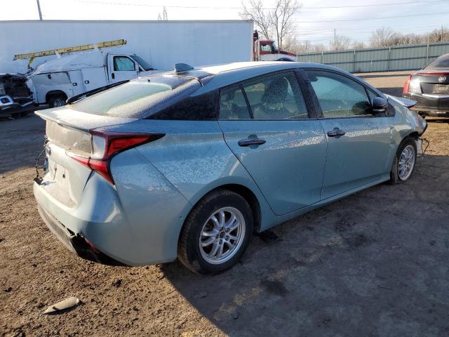 JTDL9MFU8M3025009 - 2021 TOYOTA PRIUS LE BLUE photo 3