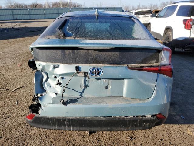 JTDL9MFU8M3025009 - 2021 TOYOTA PRIUS LE BLUE photo 6