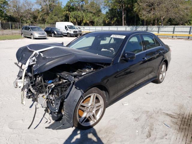 WDDHF8JB0EA840772 - 2014 MERCEDES-BENZ E 350 4MATIC BLACK photo 1