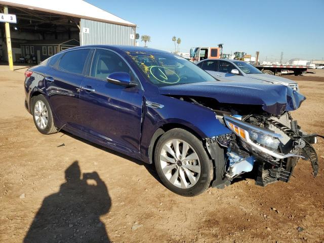 5XXGT4L39JG258777 - 2018 KIA OPTIMA LX BLUE photo 4