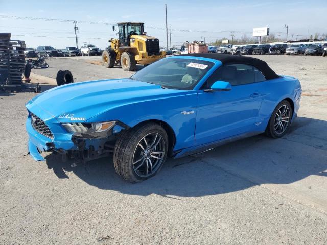 1FATP8UHXH5293305 - 2017 FORD MUSTANG BLUE photo 1