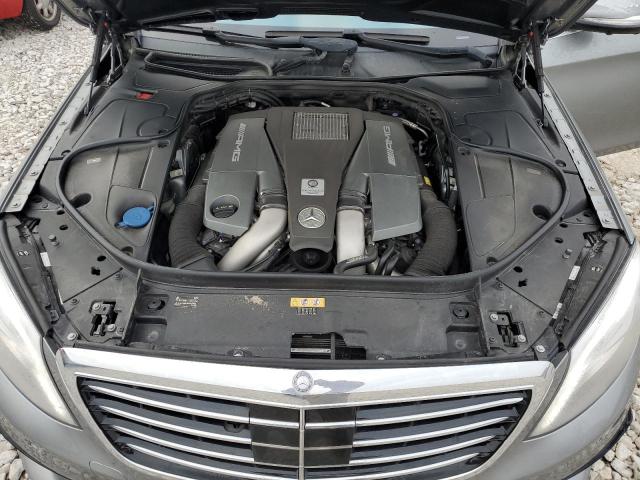 WDDUG7JBXFA072404 - 2015 MERCEDES-BENZ S 63 AMG SILVER photo 11