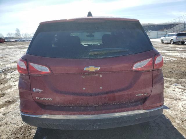 2GNAXSEV6J6280121 - 2018 CHEVROLET EQUINOX LT RED photo 6