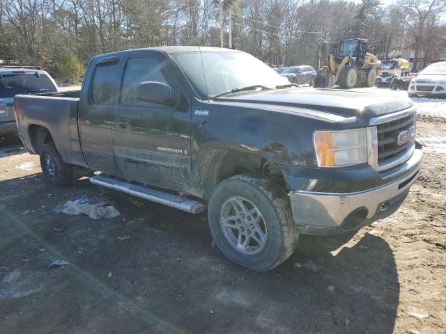 2GTEK19J391100970 - 2009 GMC SIERRA K1500 BLACK photo 4