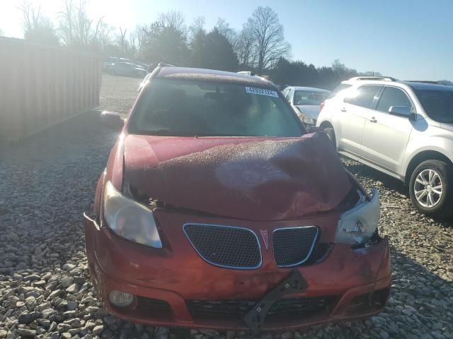 5Y2SM63885Z430038 - 2005 PONTIAC VIBE RED photo 5