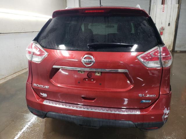 5N1AT2MV9EC798531 - 2014 NISSAN ROGUE S MAROON photo 6