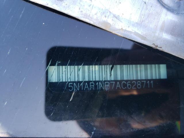 5N1AR1NB7AC628711 - 2010 NISSAN PATHFINDER S 灰色 照片 13