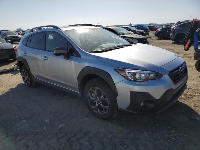 JF2GTHSC0NH273218 - 2022 SUBARU CROSSTREK SPORT SILVER photo 4