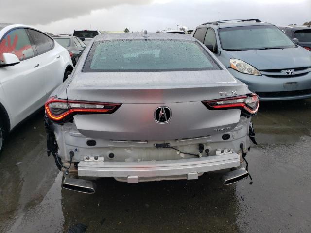 19UUB6F66MA000628 - 2021 ACURA TLX ADVANCE SILVER photo 6