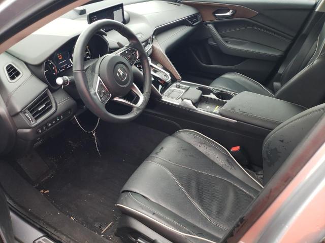 19UUB6F66MA000628 - 2021 ACURA TLX ADVANCE SILVER photo 7