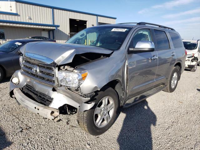 5TDZY68A08S013128 - 2008 TOYOTA SEQUOIA LIMITED SILVER photo 1