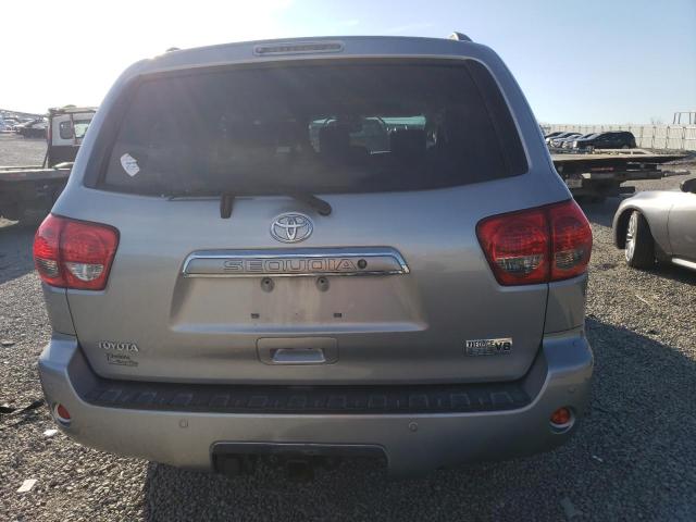 5TDZY68A08S013128 - 2008 TOYOTA SEQUOIA LIMITED SILVER photo 6