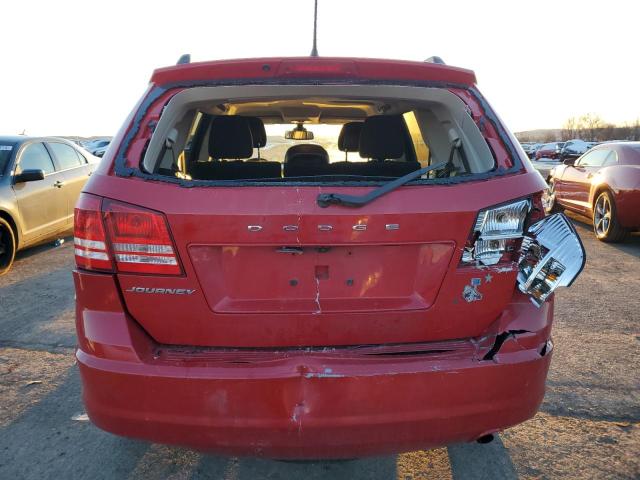 3C4PDCAB8JT444610 - 2018 DODGE JOURNEY SE RED photo 6