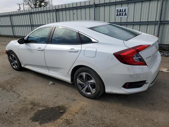 2HGFC2F63LH584212 - 2020 HONDA CIVIC LX WHITE photo 2