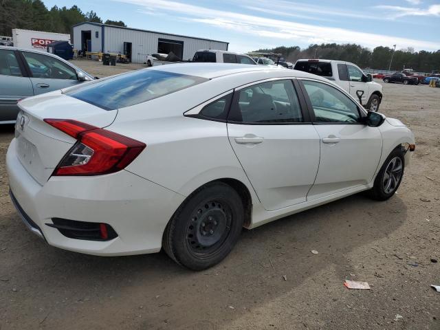 2HGFC2F63LH584212 - 2020 HONDA CIVIC LX WHITE photo 3