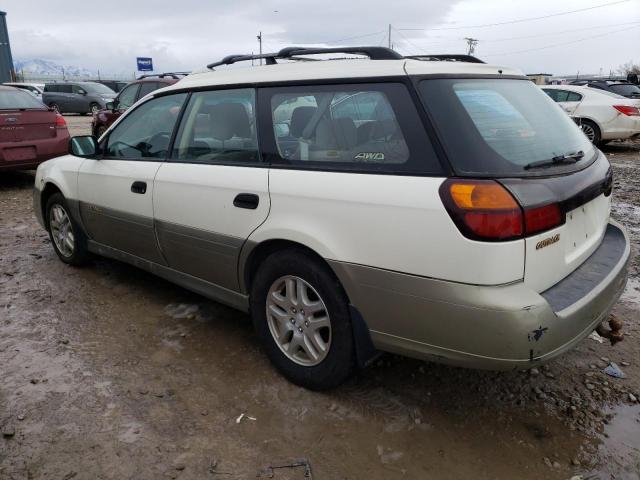 4S3BH675727630971 - 2002 SUBARU LEGACY OUTBACK AWP 白色 照片 2