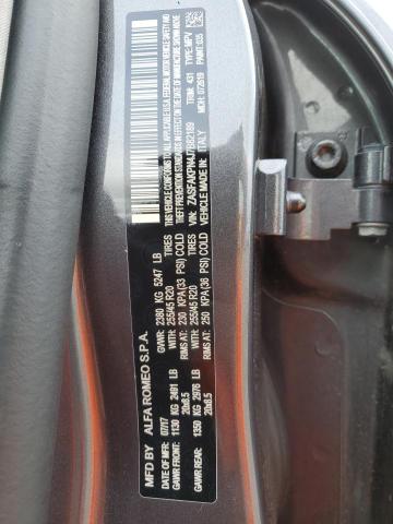 ZASFAKPN4J7B82189 - 2018 ALFA ROMEO STELVIO SPORT Grau Foto 13