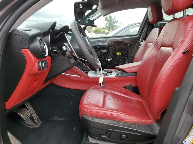 ZASFAKPN4J7B82189 - 2018 ALFA ROMEO STELVIO SPORT Grau Foto 7
