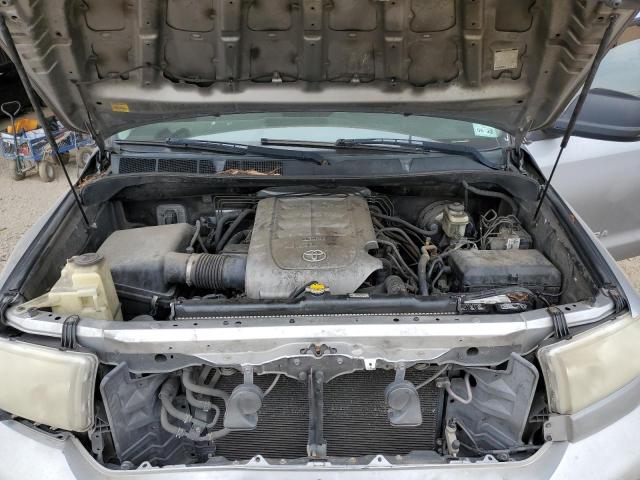 5TFRM5F12AX003578 - 2010 TOYOTA TUNDRA DOUBLE CAB SR5 SILVER photo 11