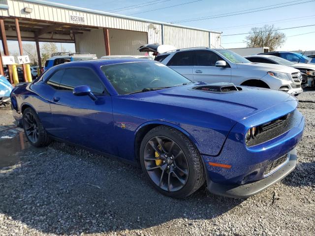2C3CDZFJ7NH137773 - 2022 DODGE CHALLENGER R/T SCAT PACK BLUE photo 4