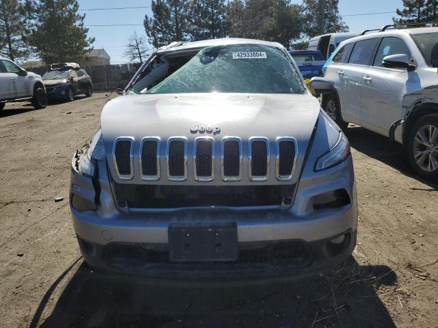 1C4PJLCBXEW154701 - 2014 JEEP CHEROKEE LATITUDE SILVER photo 5