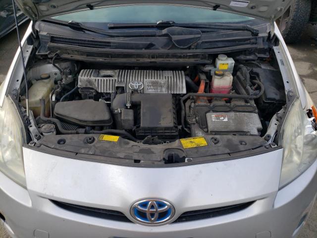 JTDKN3DU9B0255290 - 2011 TOYOTA PRIUS SILVER photo 11