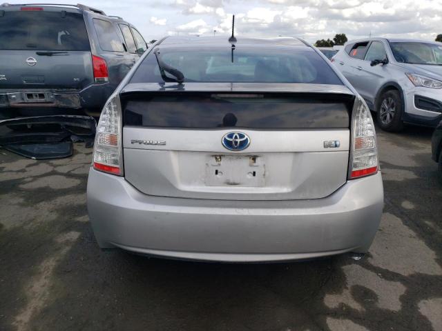 JTDKN3DU9B0255290 - 2011 TOYOTA PRIUS SILVER photo 6