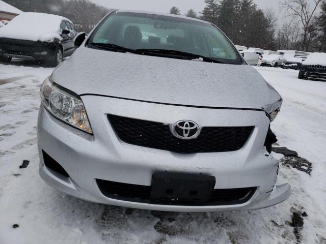 2T1BU4EE2AC282710 - 2010 TOYOTA COROLLA BASE SILVER photo 5
