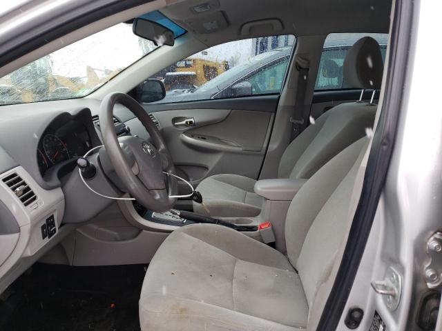 2T1BU4EE2AC282710 - 2010 TOYOTA COROLLA BASE SILVER photo 7