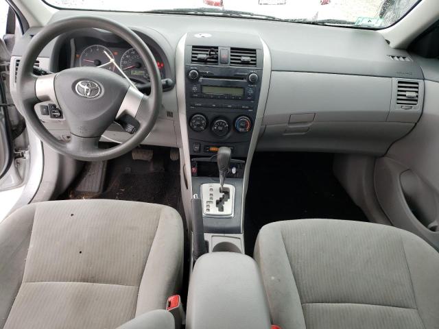 2T1BU4EE2AC282710 - 2010 TOYOTA COROLLA BASE SILVER photo 8