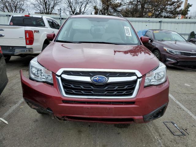 JF2SJAECXJH588766 - 2018 SUBARU FORESTER 2.5I PREMIUM წითელი ფოტო 5