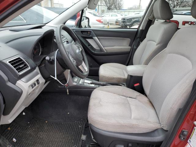 JF2SJAECXJH588766 - 2018 SUBARU FORESTER 2.5I PREMIUM წითელი ფოტო 7