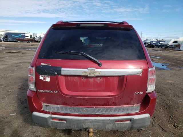 2CNDL73F556144011 - 2005 CHEVROLET EQUINOX LT RED photo 6