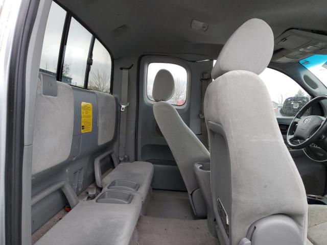 5TEUX42N66Z287334 - 2006 TOYOTA TACOMA ACCESS CAB ვერცხლისფერი ფოტო 10