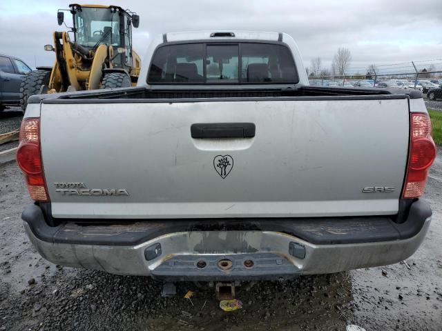 5TEUX42N66Z287334 - 2006 TOYOTA TACOMA ACCESS CAB ვერცხლისფერი ფოტო 6